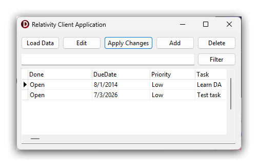 Final ToDo list Application